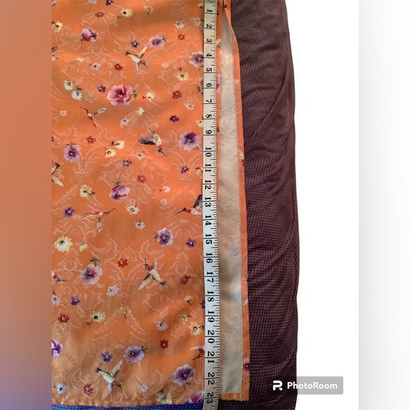 Whimsy Silk Brocade Flora and Fauna Maxi Skirt , 13 - Picture 3 of 5